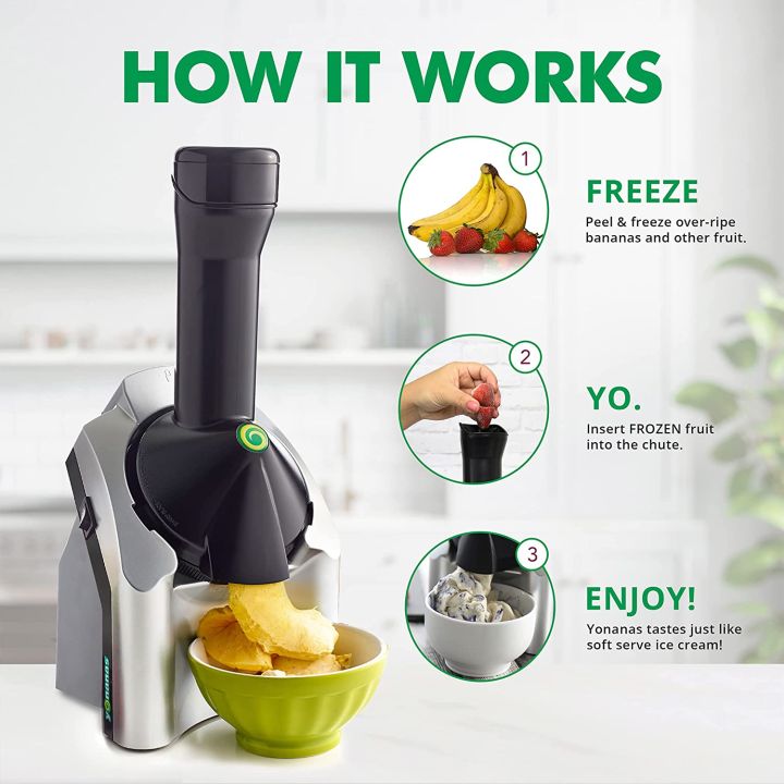 Frozen fruit soft serve maker sale