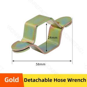 Home Installation Hexagonal Small Wrench Water Faucet Line Wrench Detachable 304 Stainless Steel Braided Pipe Maintenance Tool