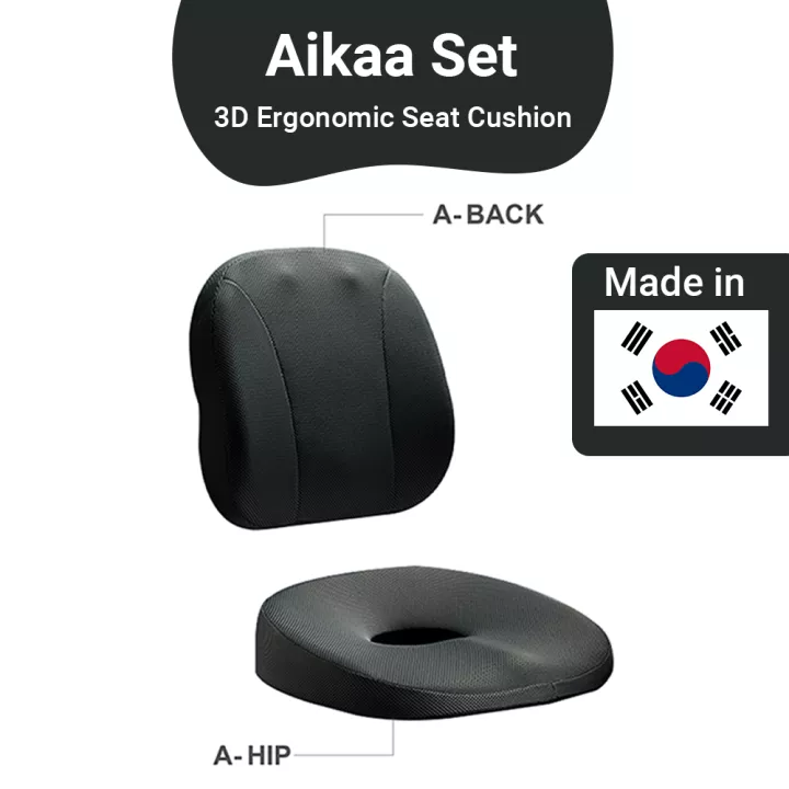 AIKAA 3D ERGONOMIC SEAT CUSHION / Aikaa ABack / Aikaa AHip / Spine