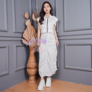 AQILA - SETELAN ONE SET WANITA ROK TALITA KOREAN LOOK STYLE WANITA