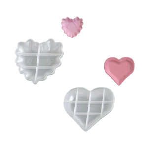 Premium Silicone Heart Craft Mold Safe For Kids Easy Demolding Ideal For Custom Resin Trays