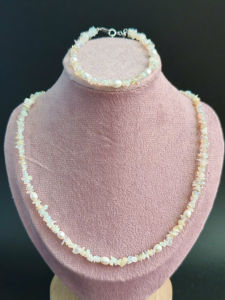 [ Woosilver ] Set Chuỗi Trai Ngọt & Hạt Đá Nhẹ Nhàng - Secondhand - VCTN153