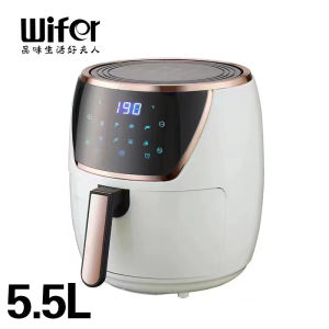 Electric Non-Stick Air Fryer Glass Air Fryer Digital Airfryer Air Fryer  Fryer Electric Smart Oven Integrated Chips Machine Cross-Border Gifts 空气炸锅