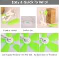 ZH Table Clip fan 5 Blades Clip fan Mini Home Electric fan Portable Table Fan Desk Fan Mini Fan (gyph). 