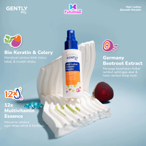 GENTLY Baby Care Series | Ultra Soft Baby Body Wash & Shampoo | Hair Serum | Calming Baby Cream | Baby Skin Rash Cream | Baby Face Cream Advanced 5-in-1 | Candlenut Shampoo