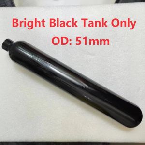 0.38L 50mm OD nhôm tròn chai M18 * 1.5 đầu vào chủ đề Tank chai 20mpa 4500psi tank điều chỉnh cho xi lanh lặn
