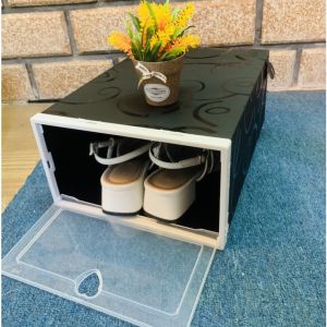 Combo 10 Hộp đựng giày nhựa cứng trong suốt Lắp Ráp Thông Minh (size lớn để được size 36-44)