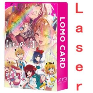 การ์ดเลเซอร์ LOMO สองด้าน พิมพ์ลายการ์ตูนอนิเมะ Hoshino Ai Hoshino Ruby Arima Kana Mem Cho ของเล่นสําหรับเด็ก ของขวัญคริสต์มาส 30 ชิ้น ต่อแพ็ค