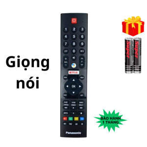 Remote điều khiển tivi Panasonic Mã 02 giọng nói điều khiển TV Panasonic - Tặng pin - T&U Remote