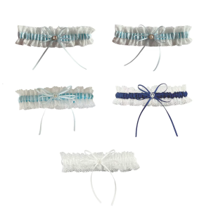 Phụ Nữ Ren nịt tất cưới Cho Cô Dâu Với Cung Tiệc vũ hội nịt bít tất chân Vành Đai đồ trang trí cô dâu Garter Ren Bridal Garter Quà Tặng