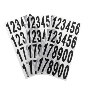 YUDESHUI 10 Sheets/bag Mailbox Sign Waterproof Self adhesive Decoration Label Stickers Numbers Stickers Mailbox Numbers