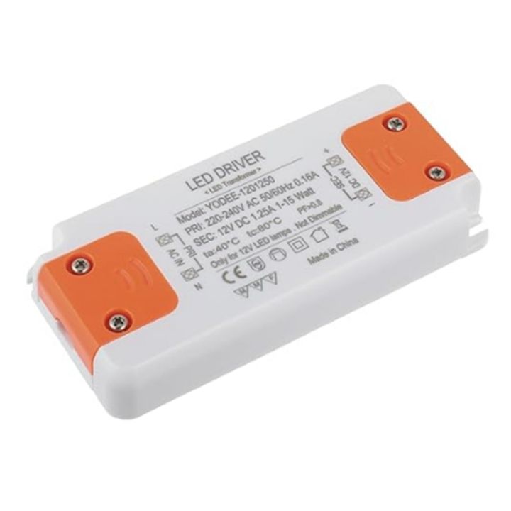 12V 15W LED Transformer LED Low Voltage Transformer LED Driver Power ...