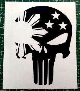 PUNISHER CAR/MOTORCYCLE DECAL STICKER