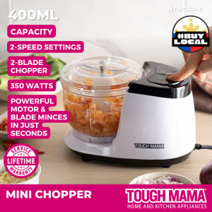 Tough Mama NTMCHP-1 Mini Plastic Chopper Food Processor Grinder Mincer Powerful Motor Easy to use