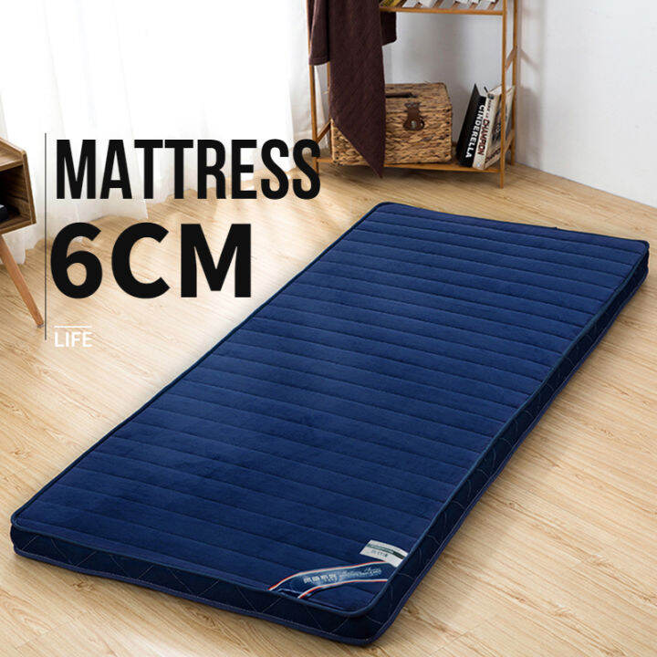 LIFE【Thickness 6cm】 Tatami Dormitory Mattress Thickening Single ...