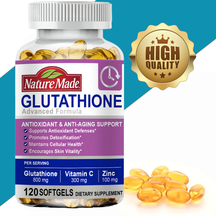 glutathione with vitamin c philippines Nature Made Enhanced & Zinc | Advanced Antioxidant & Immune Support Glutathione sunscreen spf 50