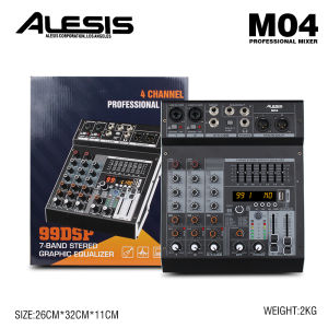ALESIS M04/M06/M08 4/6/8 Channel Audio Mixer Mendukung Perangkat Audio dengan Antarmuka USB Channel Audio Mixer
