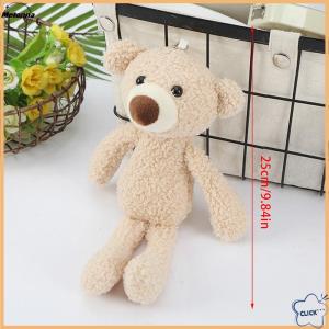 Follow Get More【Metonna】 Cute Stuffed Bear Dolls Soft Mini Animal Plush Keychain Room Decorations Car Decoration Props