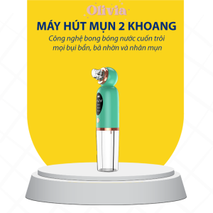 Máy hút mụn cầm tay thiết kê nhỏ gọn có khoang chứa nước tinh khiết làm sạch sâu lỗ chân lông làm sạch mụn cám mụn đầu đen
