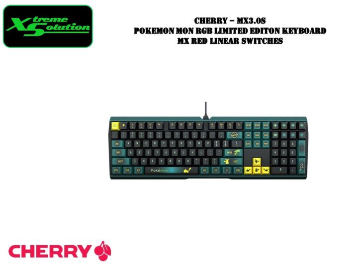 CHERRY MX3.0S - Pokémon Limited Edition Gaming Mechanical Keyboard