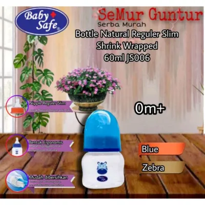 Botol Susu New Born Babysafe Baby Safe Original BPA Free Bayi Anak 60ml