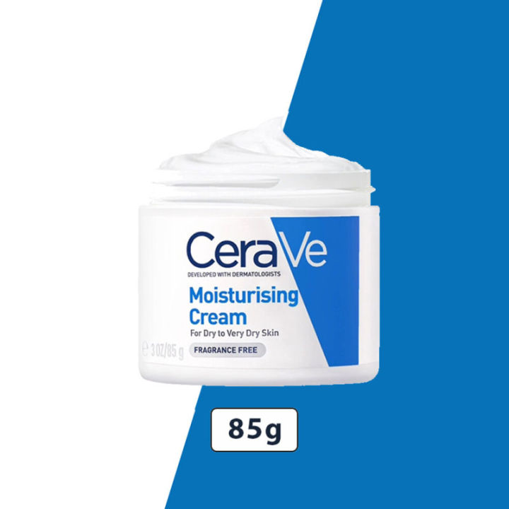 Cerave Moisturizing Cream Facial Body Moisturizer Baume Hydratant 24 ...