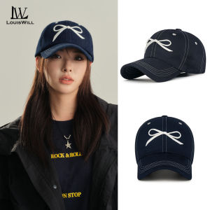 LouisWill Womens Baseball Cap Fashion Summer Cap Bowknot Design Outdoor Sunshade Hat Embroidery Design Breathable Baseball Cap Leisure Peaked Cap Fashion Sun Protection Hat Adjustable Hat Outdoor Sports Travel Cap