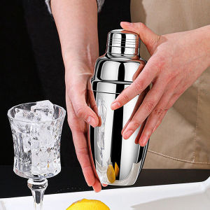 Bình lắc Cocktail Shaker 530ml inox pha Cafe cocktail Glazz Home dụng cụ pha chế
