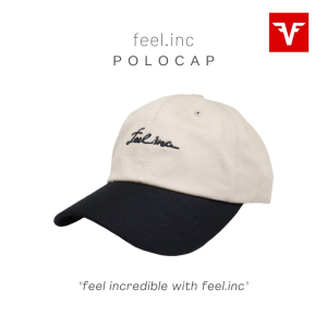 FEEL INC TOPI PRIA TOPI POLOCAPS TOPI BASEBALL NAVY LIST CREAM