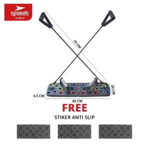 SPEEDS Push Up Stand Bar Alat Bantu Push Up Olahraga Fitness Equipment Pegangan Push Up 069-6