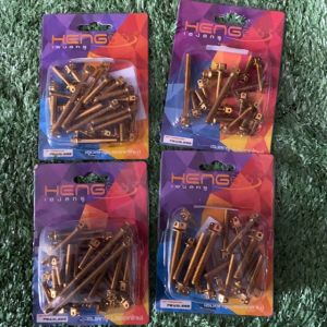 Heng crankcase cover bolt set raider 150 carb type gold