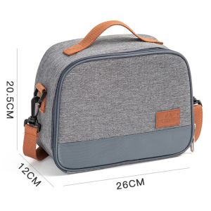 OKDEALS01 Outdoor Camping Fruit Food Fresh School Thermal Cooler Lunch box Cooler Bag Handbag Insulated Lunch Bags