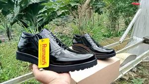 Sepatu PDH Pendek & Dinas Kantoran TNI POLRI Security Kulit