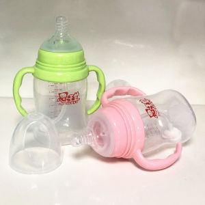 Bán Buôn Tầm Cỡ Rộng PP Bình Sữa Chống Rơi Chống Phồng Có Tay Cầm Ống Hút Bình Sữa Tự Động Bình Sữa Cho Bé Bú 210
