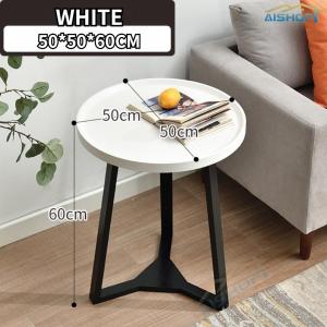 [SG Seller]Living Room Round Table Coffee table simple modern Nordic simple home living room small apartment sofa side table