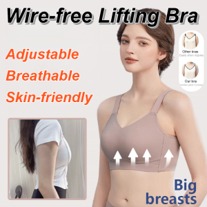 Anti-Sagging Support Bra Large Breast Control Bra Armpit Fat Seamless Underwear 抗下垂大胸托收副乳文胸