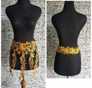 Sabuk Bunga Bordir Murah Untuk Seragam Tari DLL