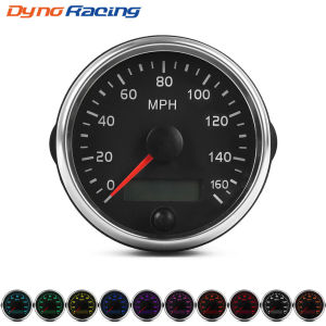 Car Modification 85mm Speedometer and odometer  LCD Instrument  160MPH/H  Car speedometer