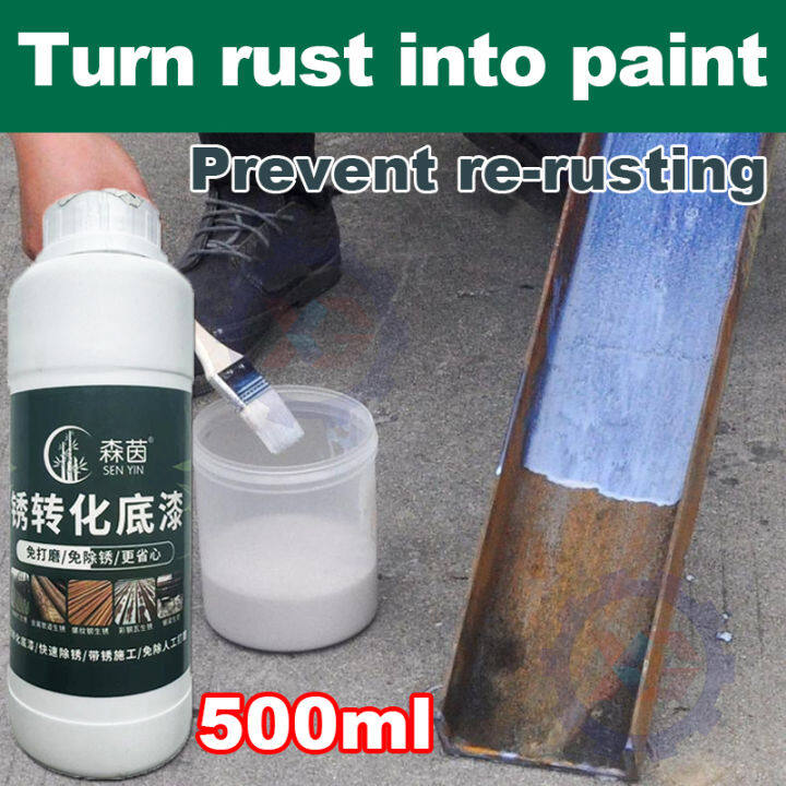 Paint that turns sale rust into primer