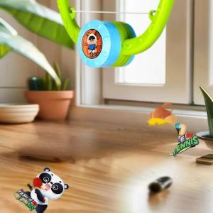 QUANSEN 1 Set Adjustable Doorway Game Pingpong Trainer Door Jam Pingpong Starter Kit Door Ping Pong Game Over The Door