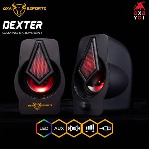 OXAYOI OXA ESPORTS DEXTER GS-20 Gaming Speaker with RGB LED Light Gaming Audio AUX