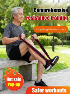 💪 Resistance & Stretch Bands For Seniors: Strengthen Waist & Legs Soft Leather Padded Adjustable For Latin Dance & Stretching All Body Types