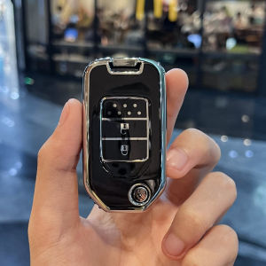 เคสรีโมตกุญแจ แบบพับได้ สําหรับ honda เคสกุญแจรถ JAZZ GK HRV city GM6 BRV BRIO MOBILIO civic เคสกุญแจhonda