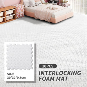 10PCS Baby Friendly EVA Foam Baby Playmat Non Toxic Shock Absorbant Puzzle Mat Floor Carpet Dustproof