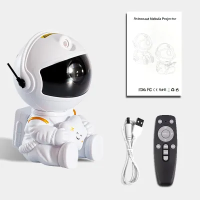 NEENCE Star Projector Galaxy Night Light - Astronaut Space Projector Starry Nebula Ceiling LED Lamp with Timer and Remote Kids Room Decor Aesthetic Gifts for Christmas Birthdays Valentines Day Astronaut Projector