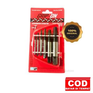 TEKIRO Screw Extractor 6 Pcs Pembuka Baut Set Tap Balik