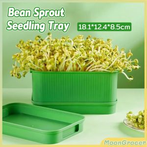 M.G.【Ready in Stock】 Seed Sprouting Tray Seed Sprouter Kits Microgreens Growing Kits Vegetable Seedling Pot 1Set