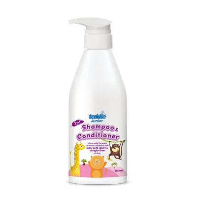 Teddie® Junior 2-in-1 Prebiotic Shampoo & Conditioner 500ml Product Code 1027