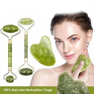 Alat Pijat Wajah Jade Roller Massager Facial Message Batu Roller Giok Stone