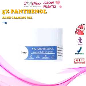 JGLOW 5% Panthenol Acne Calming Gel Membantu melembabkan wajah berjerawat